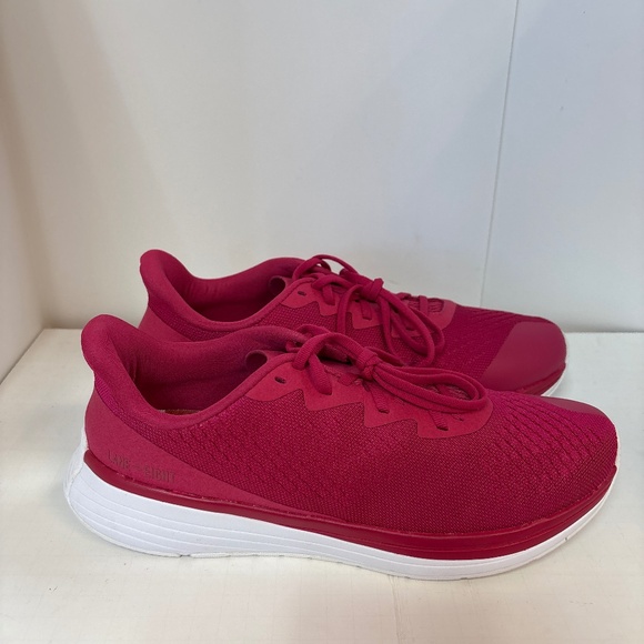 Women’s NWOT Lane 8 Relay Trainer Shoes Sneakers Size 10M Hibiscus - Picture 5 of 7